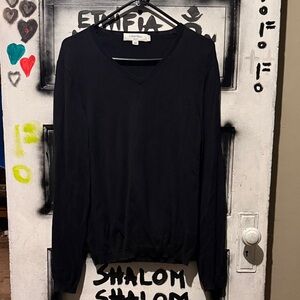 Calvin Klein Classic Black V-Neck Pullover